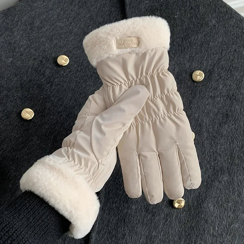 Women's Plush Thick Gloves