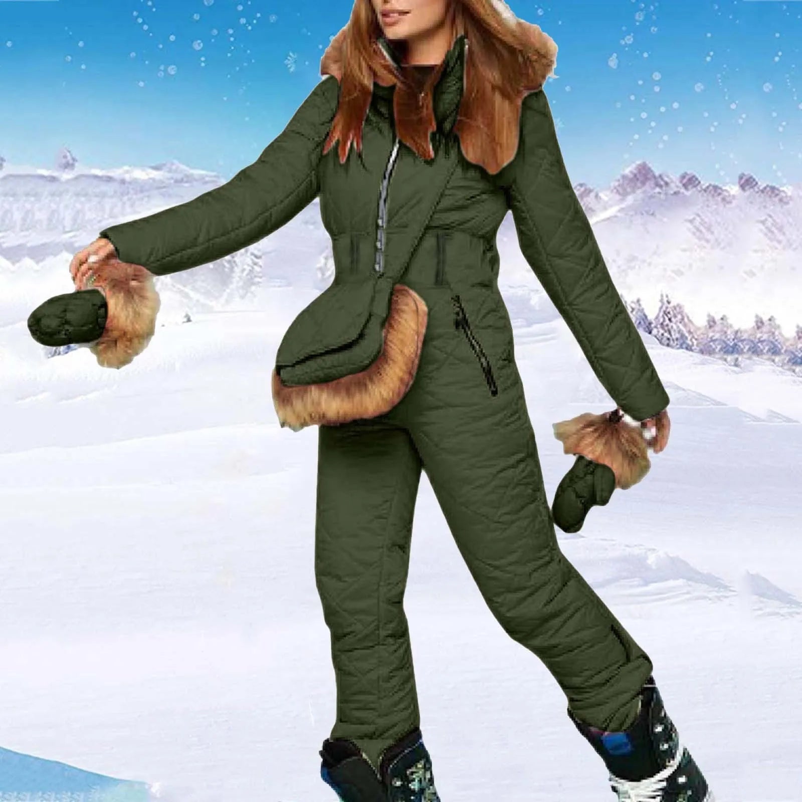 Snowboard Skiing Jumpsuit