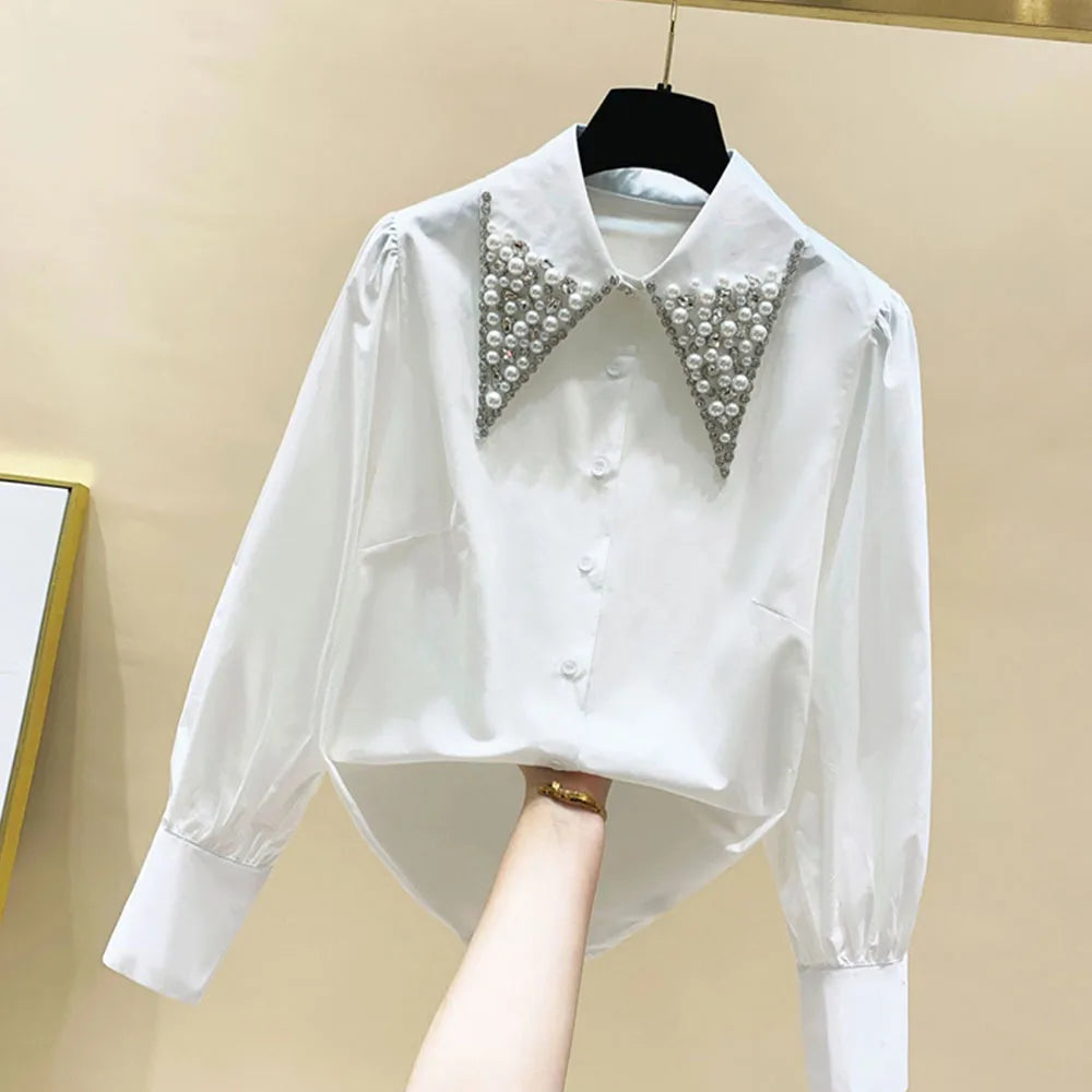 Pearls White Shirt