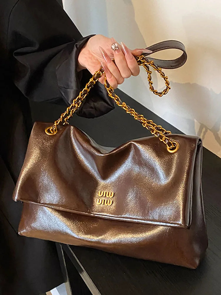 Luxury designer shoulder bag