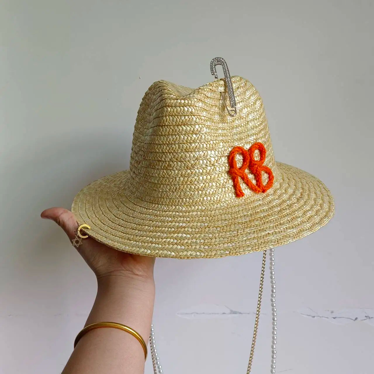 French straw hat