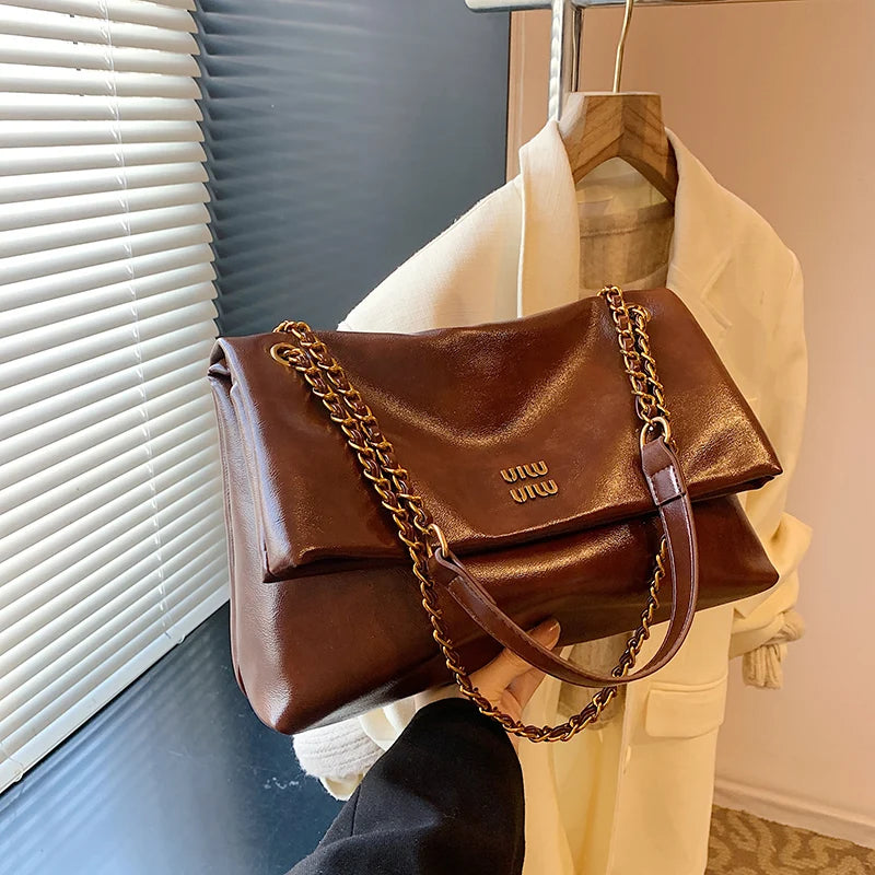 Luxury designer shoulder bag