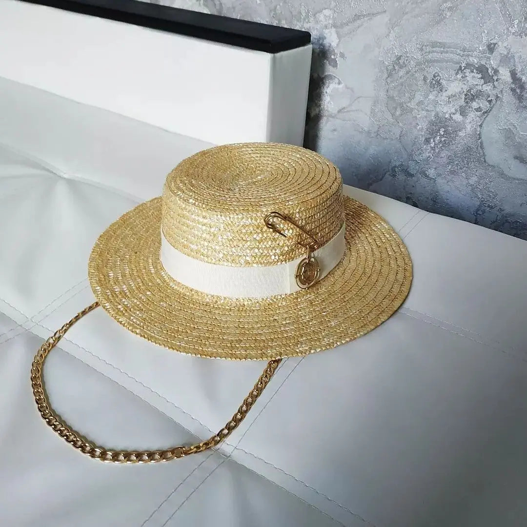 French straw hat