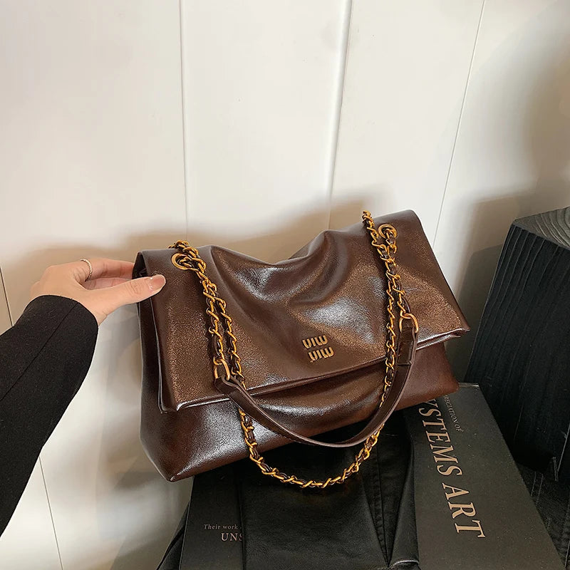 Luxury designer shoulder bag