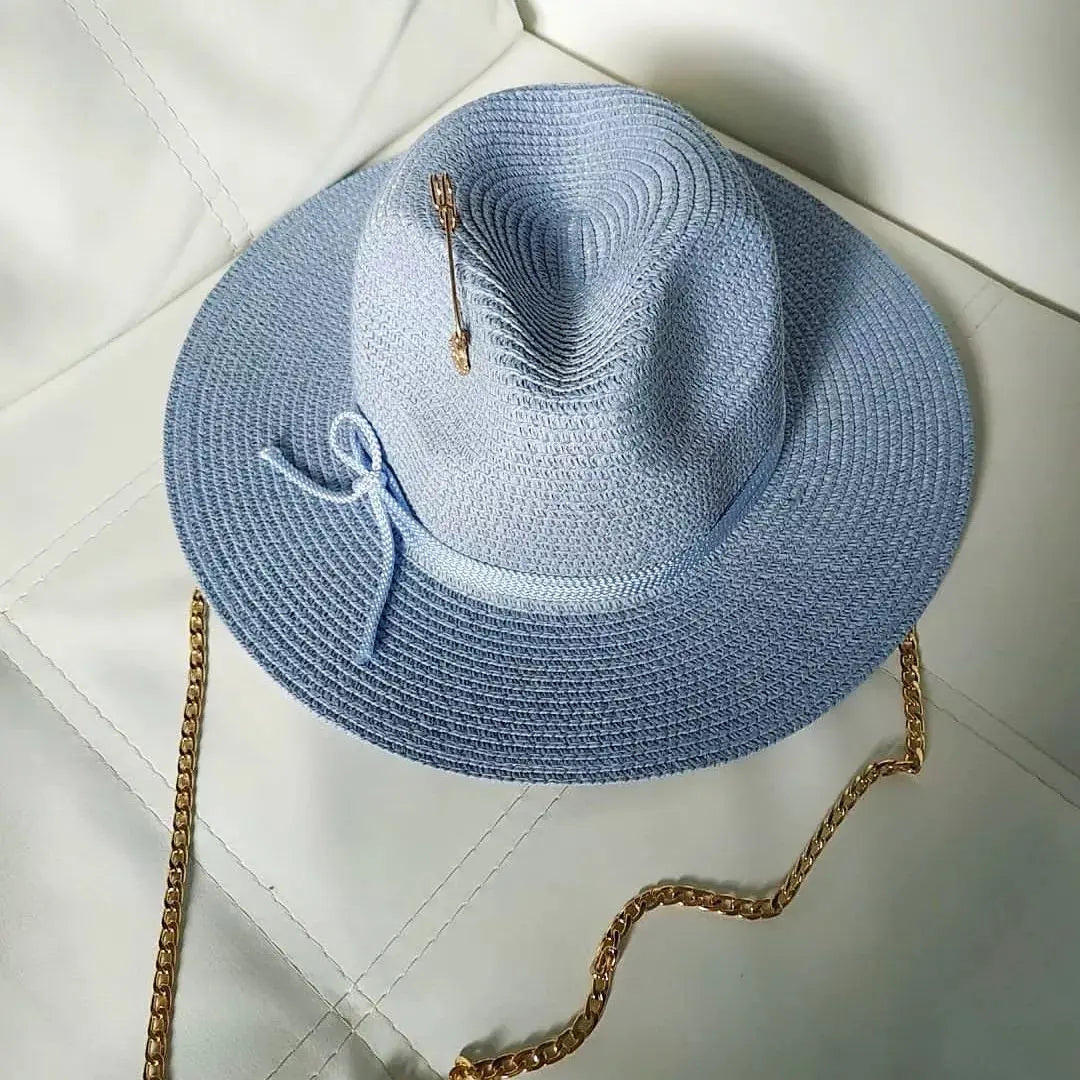 French straw hat