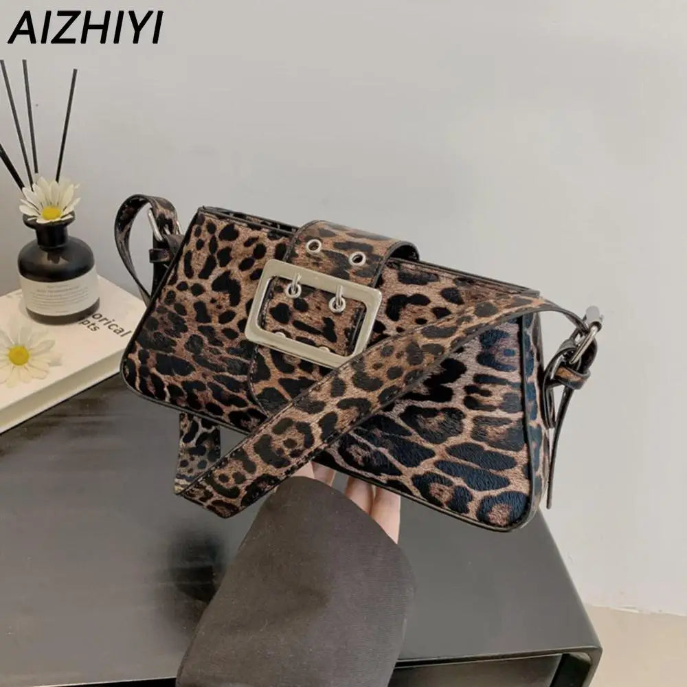 Trendy Leopard  Shoulder Bag