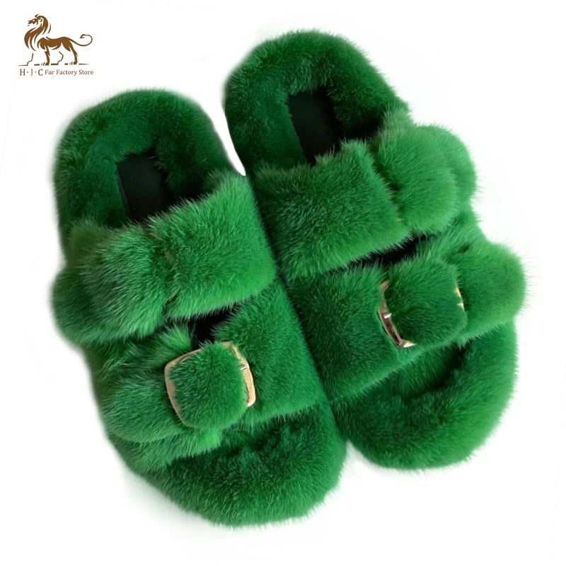 Fur Slippers