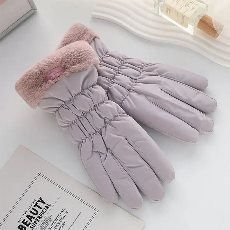 Women's Plush Thick Gloves