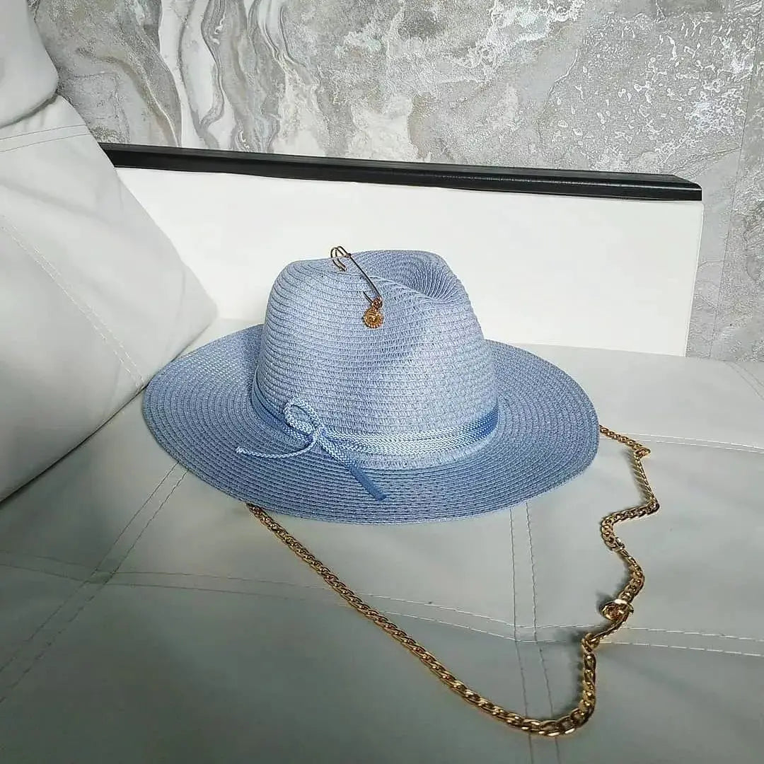 French straw hat