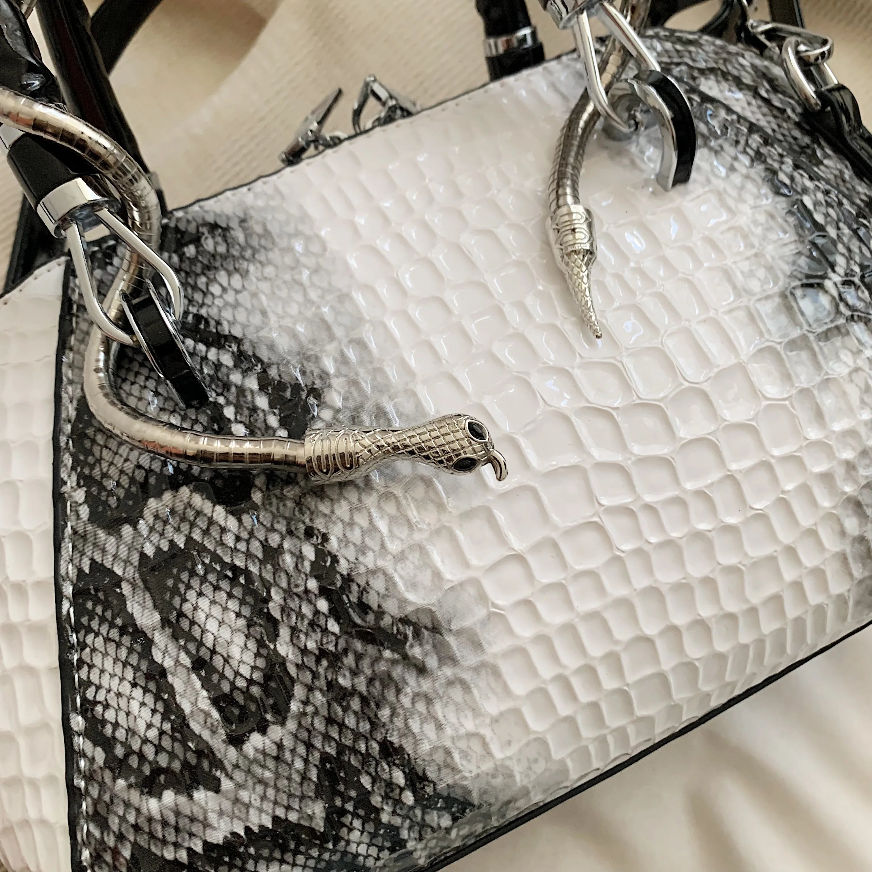 Crocodile  Crossbody Handbag