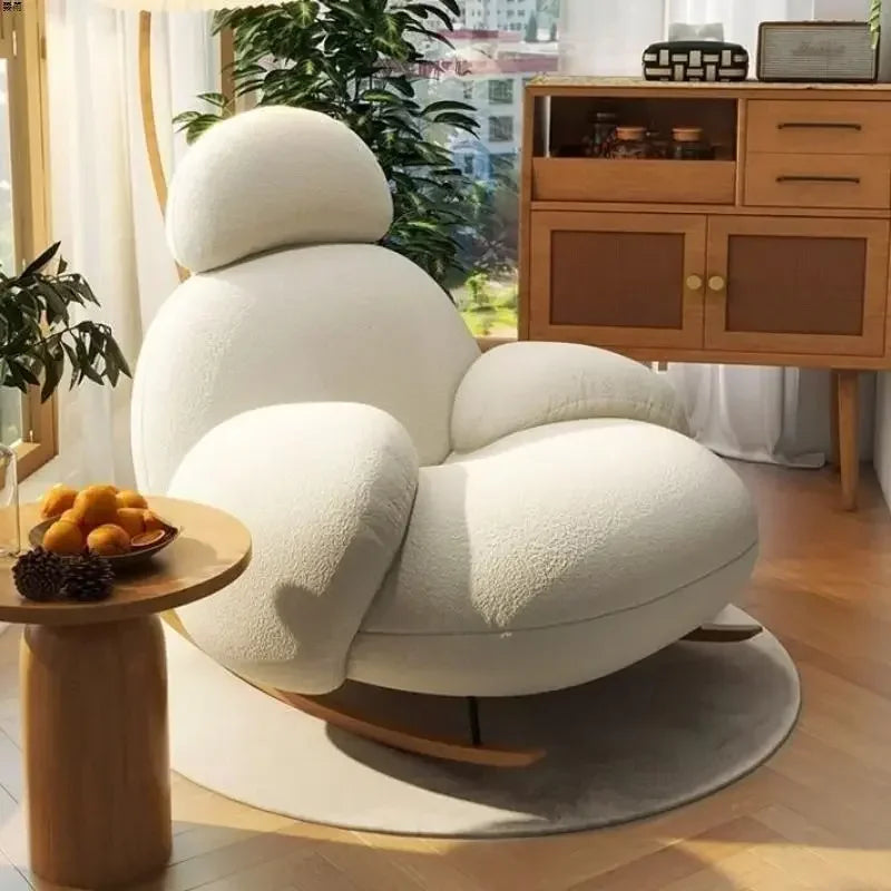 Big white chair